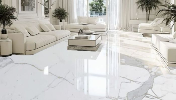 Italian white marble